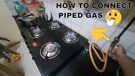 lpg gas stove connection